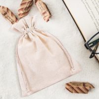 Sacchi di cotone 26 x 35 cm - naturale Candele
