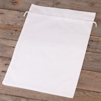 Sacchi di cotone 30 x 40 cm - bianco Battesimo