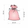 Sacco di juta 22 x 30 cm - grigio In viaggio