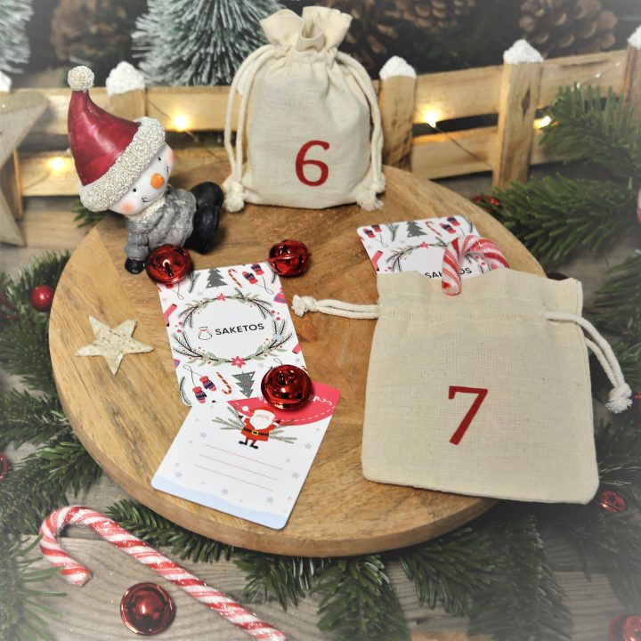 Biglietti con missioni da compiere per un calendario dell'Avvento (PL) Accessori e decorazioni
