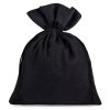 Sacchetti di cotone 15 x 20 cm - nero Zero sprechi