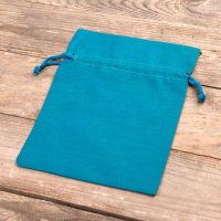 Sacchetti di cotone 15 x 20 cm - turchese Decorazione di interni