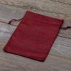 Sacchetti di juta 15 x 20 cm - bordeaux Per bambini