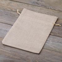 Sacchetti di juta 15 x 20 cm - naturale chiaro Courses et stockage dans la cuisine