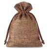Sacchetti di juta 15 x 20 cm - naturale scuro Sacchetti marroni