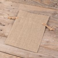 Sacchetti di lino naturale 12 x 15 cm Zero sprechi