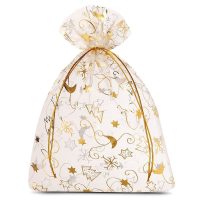 Sacchetti di organza 26 x 35 cm - Natale / 8 Sacchetto di Natale