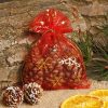 Sacchetti di organza 26 x 35 cm - Natale Sacchetti di organza
