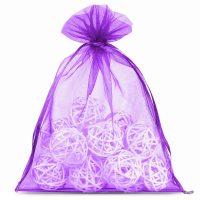 Sacchetti di organza 26 x 35 cm - viola Sacchetti viola