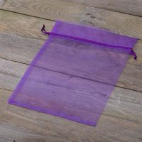 Sacchetti di organza 26 x 35 cm - viola Saco grandi 26x35 cm