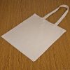Borsa in cotone 38 x 42 cm con manici lunghi - naturale Saco grandi
