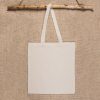 Borsa in cotone 38 x 42 cm con manici lunghi - naturale Sacchetti naturali chiari