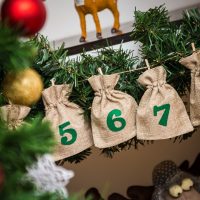 Calendario dell'Avvento sacchetti di iuta 11 x 14 cm - naturali + numeri verde Tutti i prodotti
