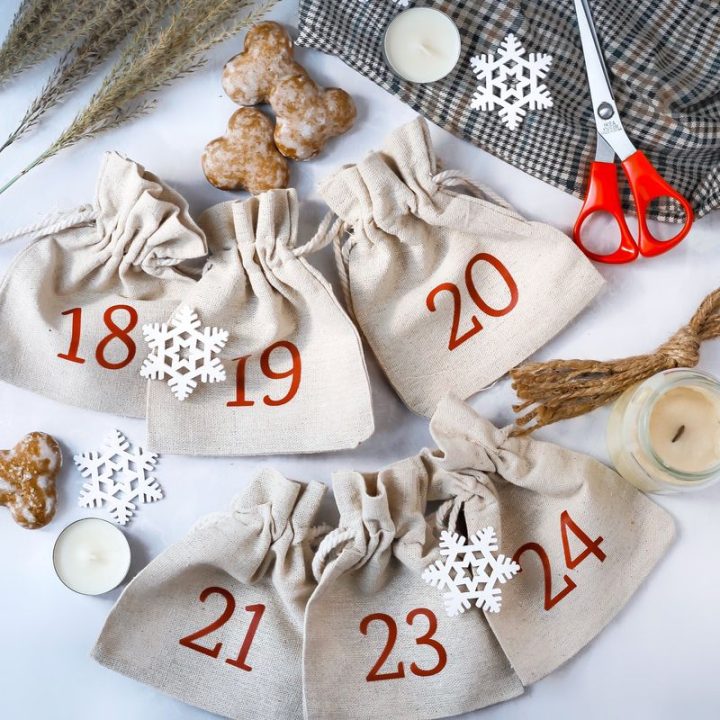 Sacco tipo lino con stampa 35 x 50 cm - per patate (DE) Sacchetti di lino