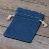 Sacchetti di jeans 12 x 15 cm - blu Decorazione della tavola