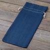 Sacchetti di jeans 16 x 37 cm - blu In viaggio