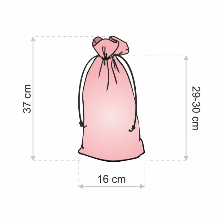 Sacchetti di jeans 16 x 37 cm - blu Per bambini