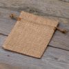 Sacchetti di juta 10 x 13 cm - marrone chiaro Halloween