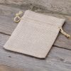 Sacchetti di juta 10 x 13 cm - naturale chiaro Pasqua