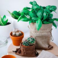 Sacchetti di juta 10 x 13 cm - naturale Candele