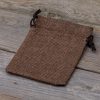 Sacchetti di juta 10 x 13 cm - naturale scuro Zero sprechi