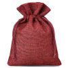 Sacchetti di juta 12 x 15 cm - bordeaux Sacchetti bordeaux