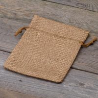 Sacchetti di juta 12 x 15 cm - marrone chiaro Zero sprechi