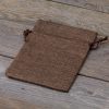 Sacchetti di juta 12 x 15 cm - naturale scuro Sacchetti di juta