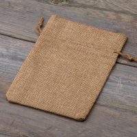 Sacchetti di juta 13 x 18 cm - marrone chiaro Sacchetti di juta