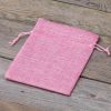 Sacchetti di juta 13 x 18 cm - rosa chiaro Per bambini