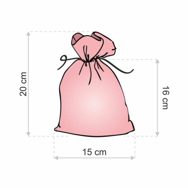 Sacchetti di juta 15 x 20 cm - naturale Courses et stockage dans la cuisine