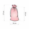 Sacchetti di juta 16 x 37 cm - naturale chiaro Fai-Da-Te: set creativi