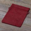Sacchetti di juta 18 x 24 cm - bordeaux Per bambini