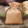Sacchetti di juta 8 x 10 cm - marrone chiaro