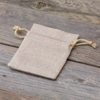 Sacchetti di juta 8 x 10 cm - naturale chiaro Lavanda e fragranze essiccate