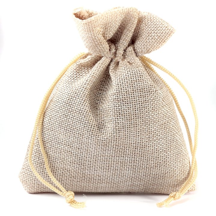 Sacchetti di juta 8 x 10 cm - naturale chiaro Sacchetti naturali chiari