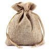 Sacchetti di juta 8 x 10 cm - naturale Baby Shower