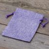 Sacchetti di juta 9 x 12 cm - lilla San Valentino