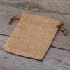 Sacchetti di juta 9 x 12 cm - marrone chiaro Halloween