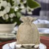 Sacchetti di juta 9 x 12 cm - naturale Sacchetti naturali scuri