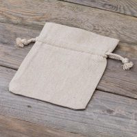 Sacchetti tipo lino 12 x 15 cm - naturale Sacchetti medi