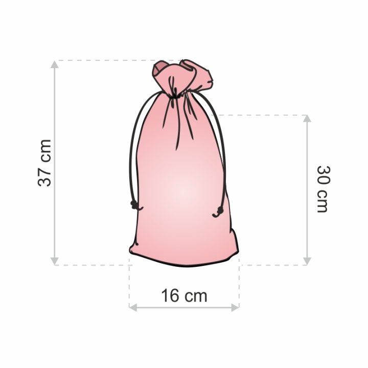 Sacchetti tipo lino 16 x 37 cm - naturale San Valentino