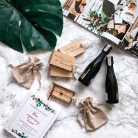 Sacchetti tipo lino 9 x 12 cm - naturale Regali per gli invitati