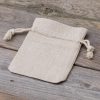 Sacchetti tipo lino 9 x 12 cm - naturale Candele