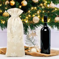 Sacchetti di lino con stampa 16 x 37 cm - naturale / neve Tutti i prodotti