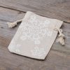 Sacchetti tipo lino con stampa 9 x 12 cm - naturale / neve Settori / Confezioni per...