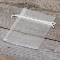 Sacchetti di organza 10 x 13 cm - avorio Pasqua
