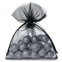 Sacchetti di organza 10 x 13 cm - nero Sacchetti neri