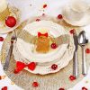 Sacchetti di organza 10 x 13 cm - oro San Valentino
