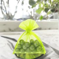 Sacchetti di organza 10 x 13 cm - neon verde Sacchetti piccoli 10x13 cm